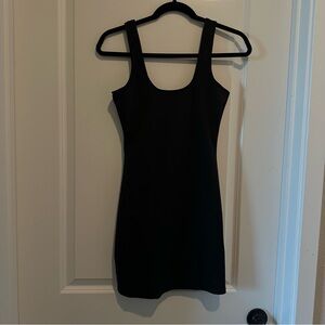 Good American Always Fits Sculpt Swim Dress, Size 1 small black